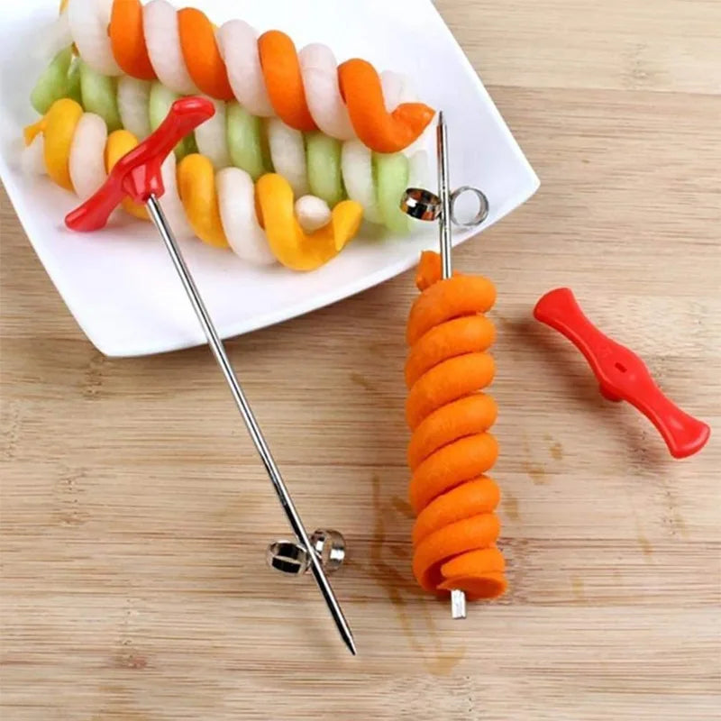 Vegetables Spiral Knife Potato Carrot Cucumber Salad Chopper Easy Spiral Screw Slicer Cutter Spiralizer Kitchen Tools